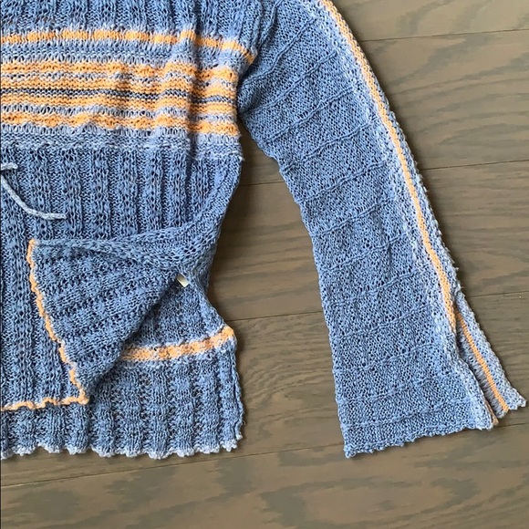 NWT Free People Marina Bay Lace-Up Sweater - Picture 5 of 12